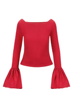 Paige Top in Rouge