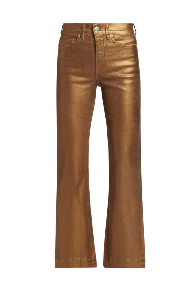 Carson Metallic Jean in Antique Brass