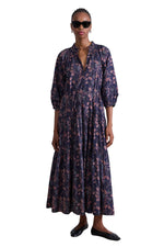 Trinidad Maxi Dress in Camille Floral Navy