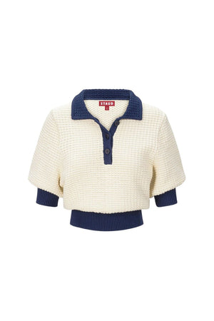 Altea Sweater in Ivory/Navy