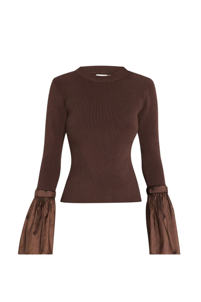 Agata Top in Chocolate