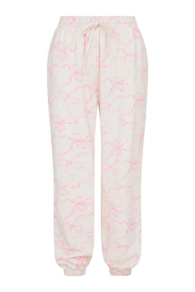 Lillia Cotton Bow Sweatpant