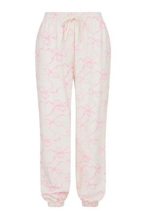 Lillia Cotton Bow Sweatpant