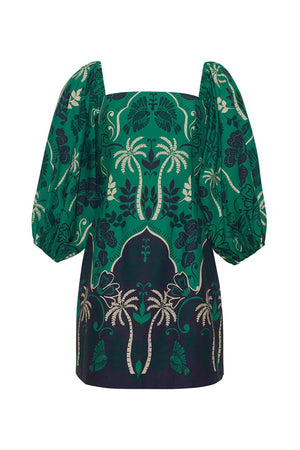 Montauk Dress in Sanibel Island Green