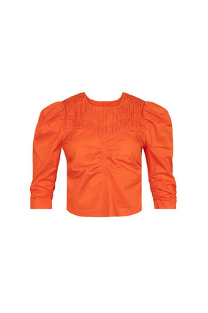 Jaqueline Top in Red Orange