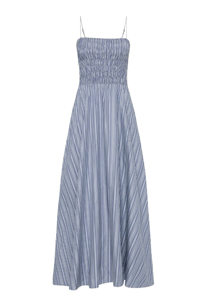 Lida Maxi Dress Blue Stripe