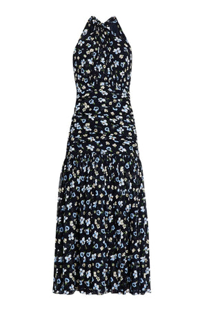 Brock Dress in Navy Multi