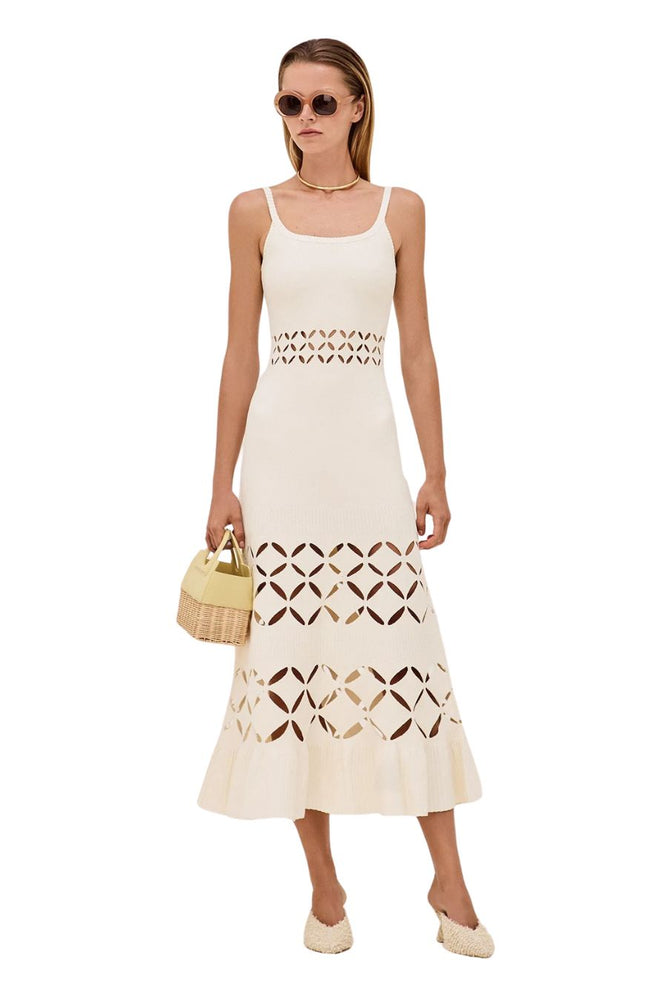 Elayne Dress in Off White