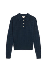 Muno Cotton Cashmere Sweater in Indigo