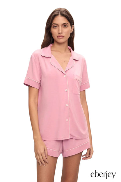 Gisele TENCEL™ Modal Relaxed Short PJ Set in Rose Quartz/Petal Pink