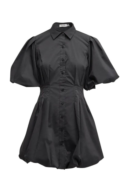 Signature Cleo Mini Dress in Black