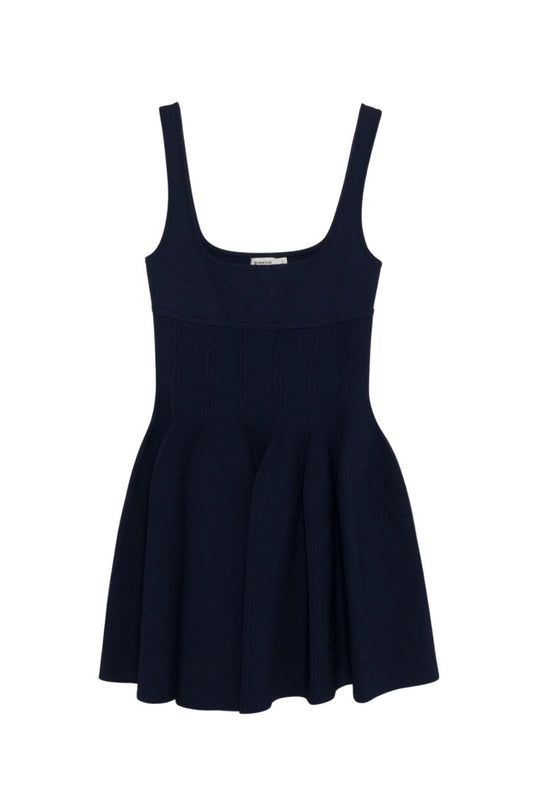 Elektra Knit Mini Dress in Midnight