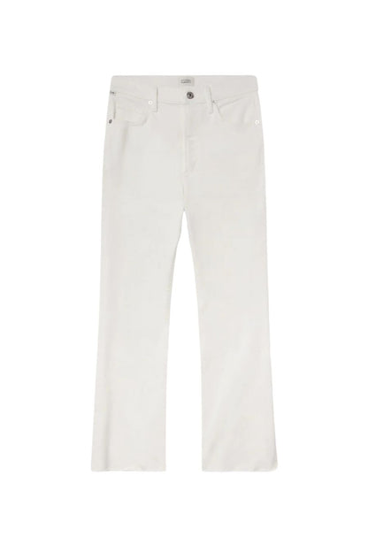 Isola Mid Rise Cropped Boot in Soft White