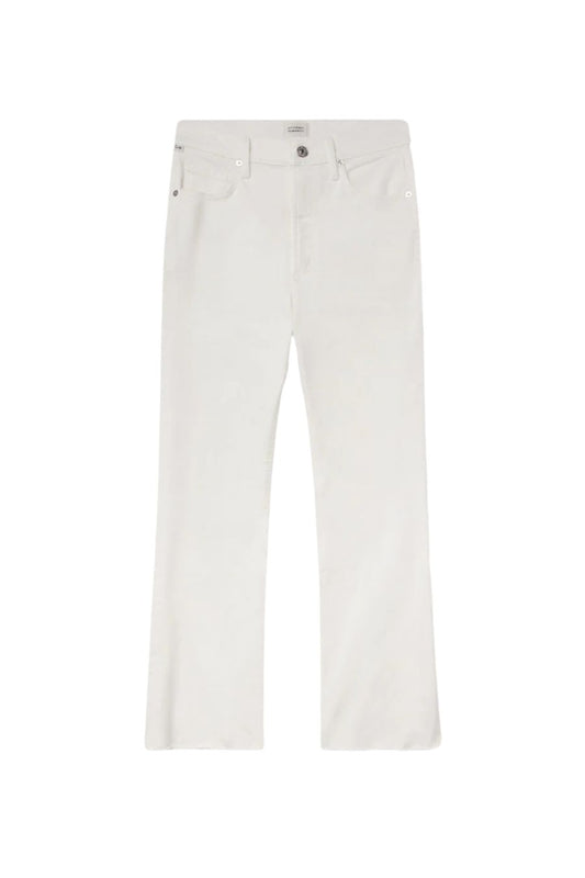 Isola Mid Rise Cropped Boot in Soft White