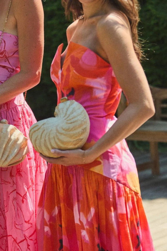 The Anna Clutch in Pink