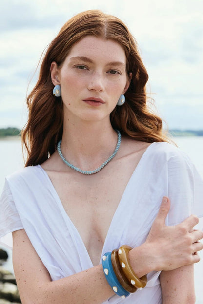 Mini Arp Earrings in Studded Mist