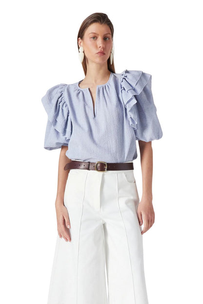 Zoe Top in Blueberry