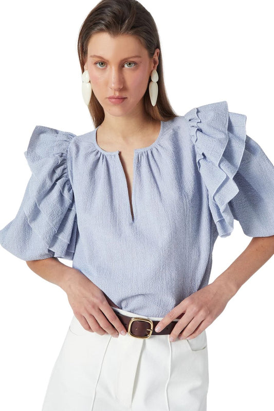 Zoe Top in Blueberry