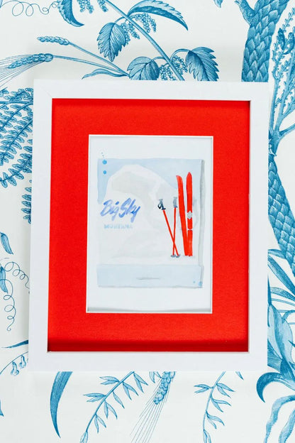 Small Big Sky Matchbook Print
