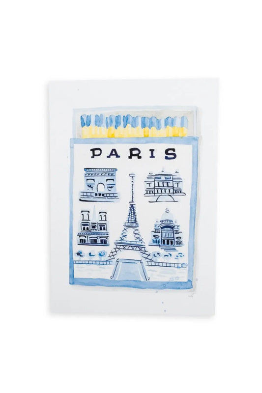 Small Paris Matchbook