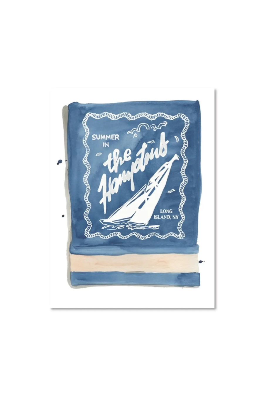 Small The Hamptons Matchbook