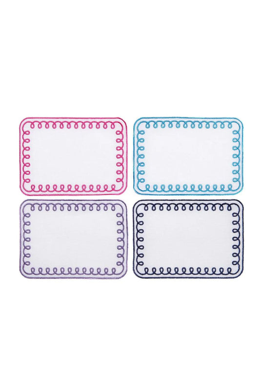Loopy Cocktail Napkins S/4