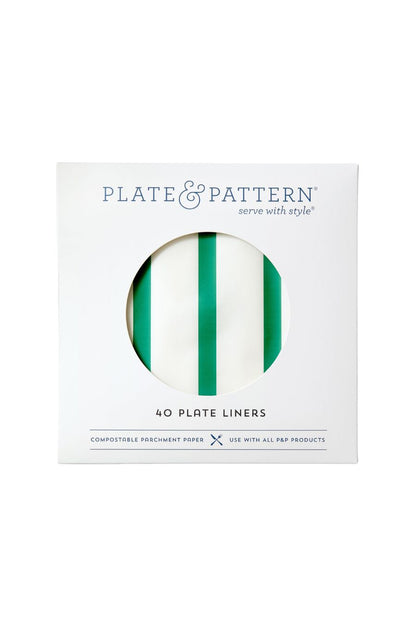"Go Team Green" Preformed Plate Liners