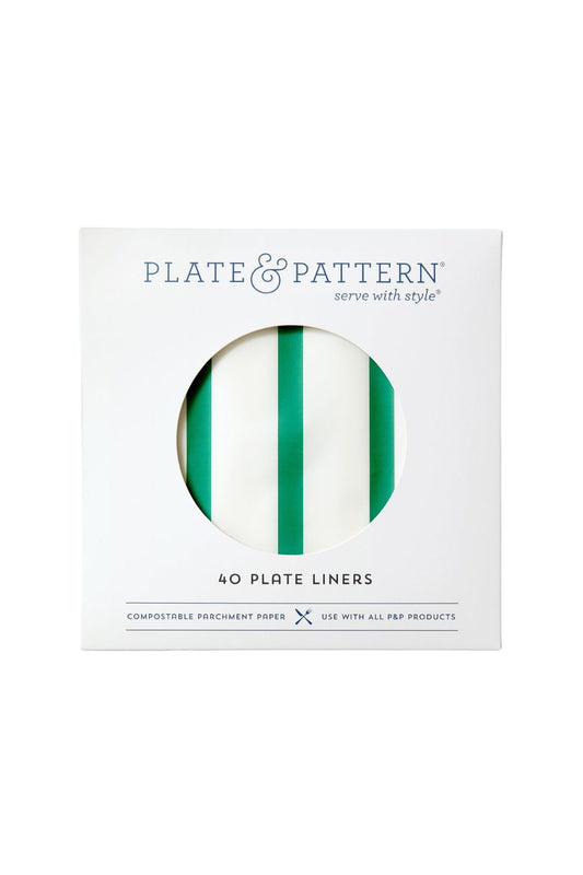 "Go Team Green" Preformed Plate Liners
