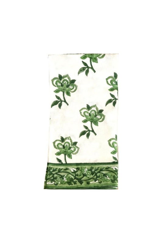 Lilibet Green Buti Napkin | Set of Four