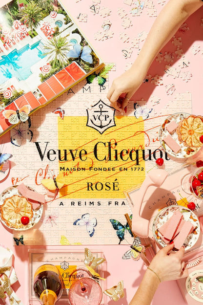 Rose Butterfly Acrylic Puzzle