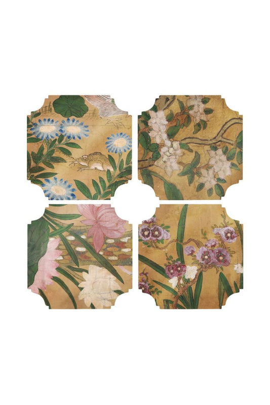 Helen's Panels Coasters | Set of Four