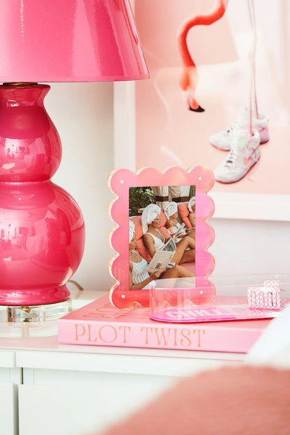 Neon Pink Acrylic Picture Frame