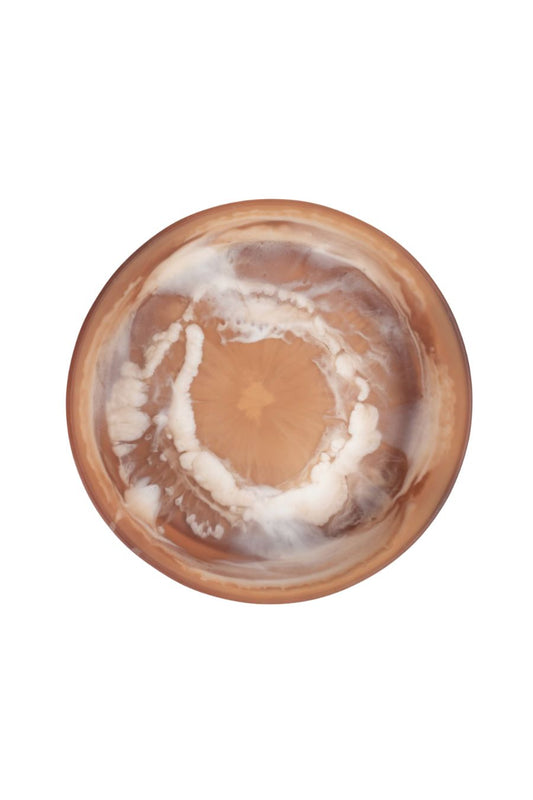 Hugo Brown Swirled Serving Bowl