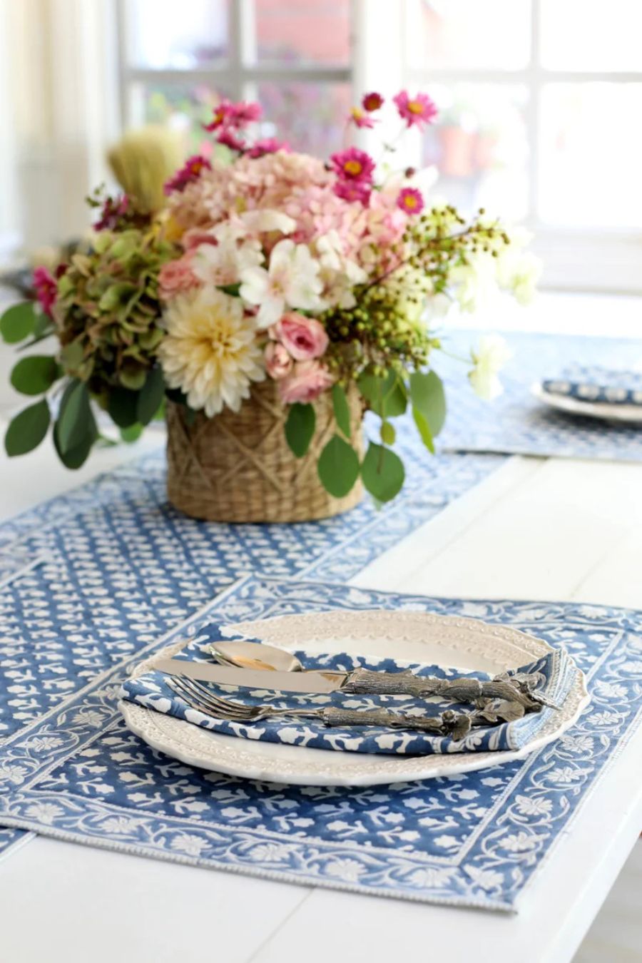 Charlotte Napkin Indigo S/4