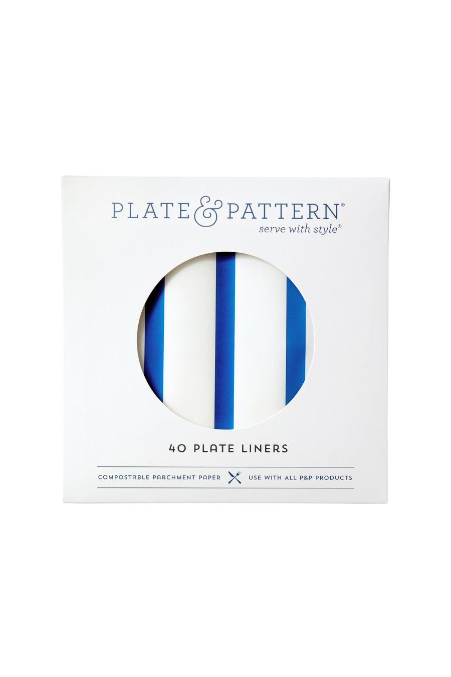 "Go Team Blue" Preformed Plate Liners
