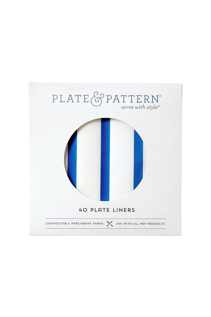 "Go Team Blue" Preformed Plate Liners