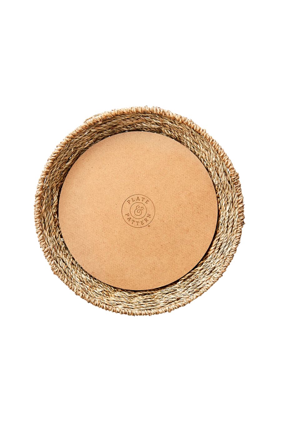 Woven Seagrass Plates S/4