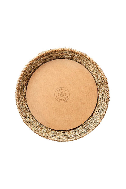 Woven Seagrass Plates S/4
