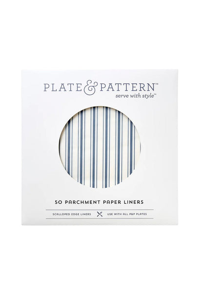 "Seascape Blue" Flat Plate Liners
