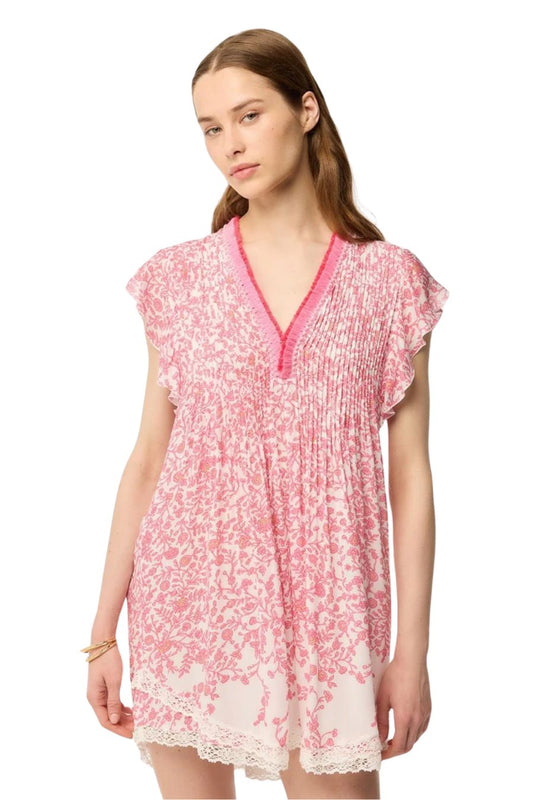 Mini Dress Sasha in Pink Lazuli