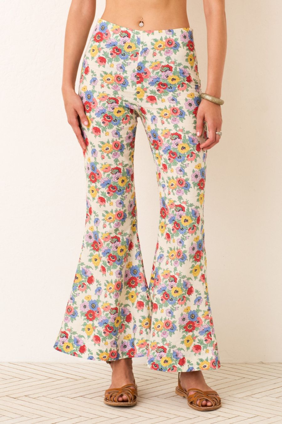 Farah Wildflower Linen Pant