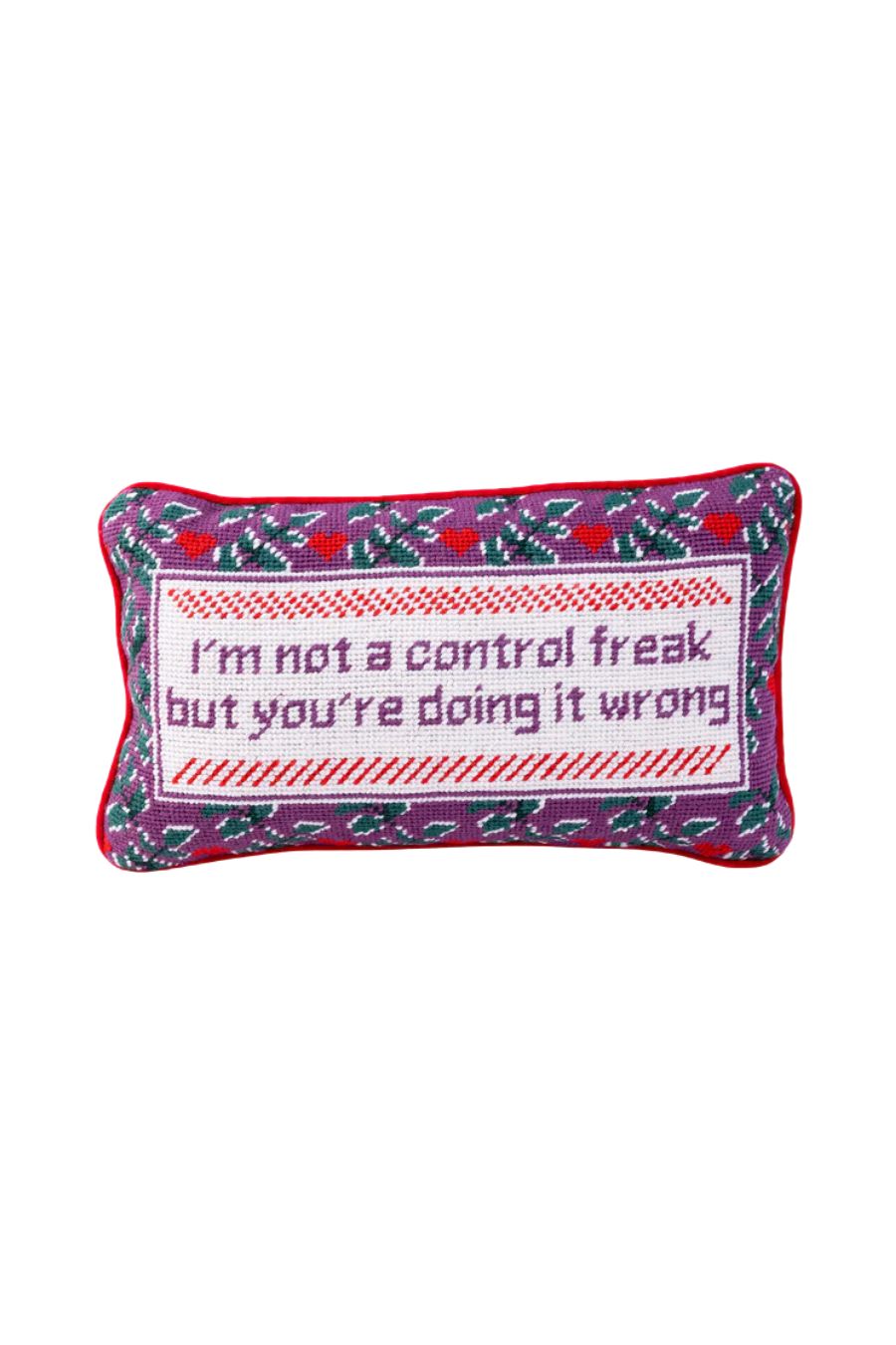 Control Freak Needlepoint Pillow