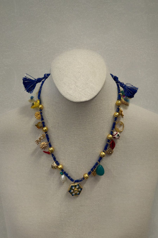 GriGri Necklace Soleil in Blue