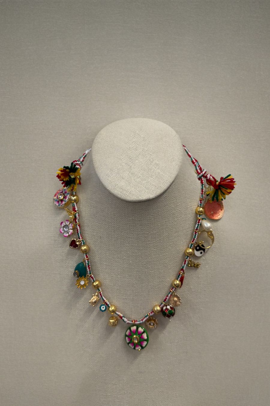 GriGri Necklace Soleil in Red/Green