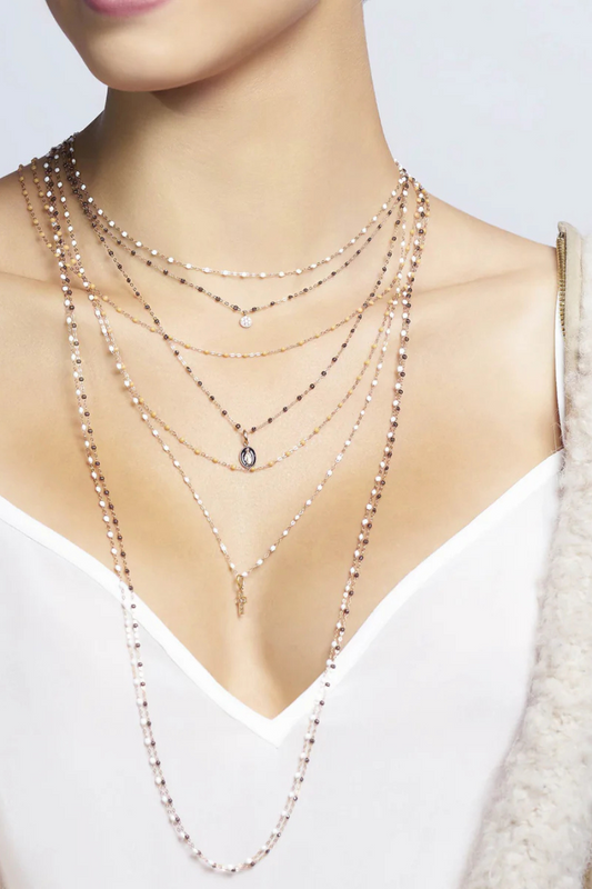 Classic Gigi White Necklace