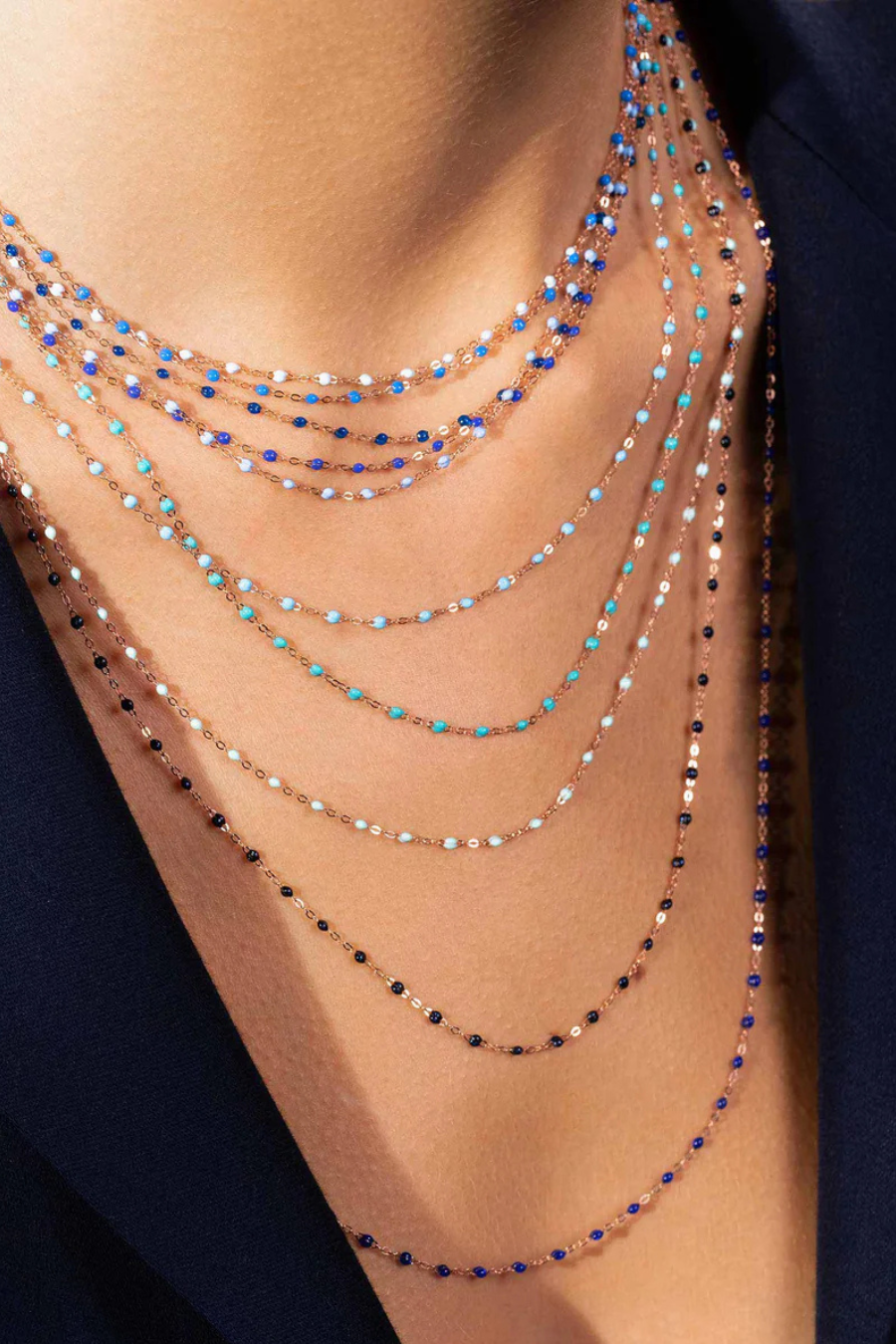 Classic Gigi Blue Necklace