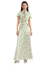 Kelly Dress in Tusk Spring Flowers