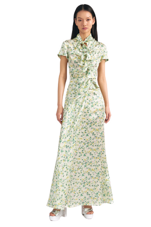 Kelly Dress in Tusk Spring Flowers