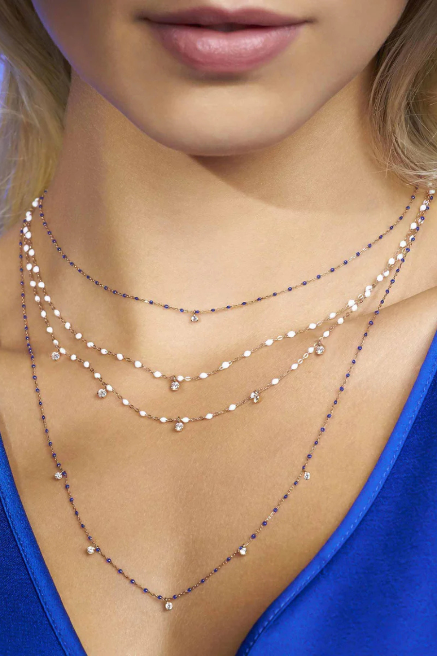 Classic Gigi Supreme Classic 1 White Necklace