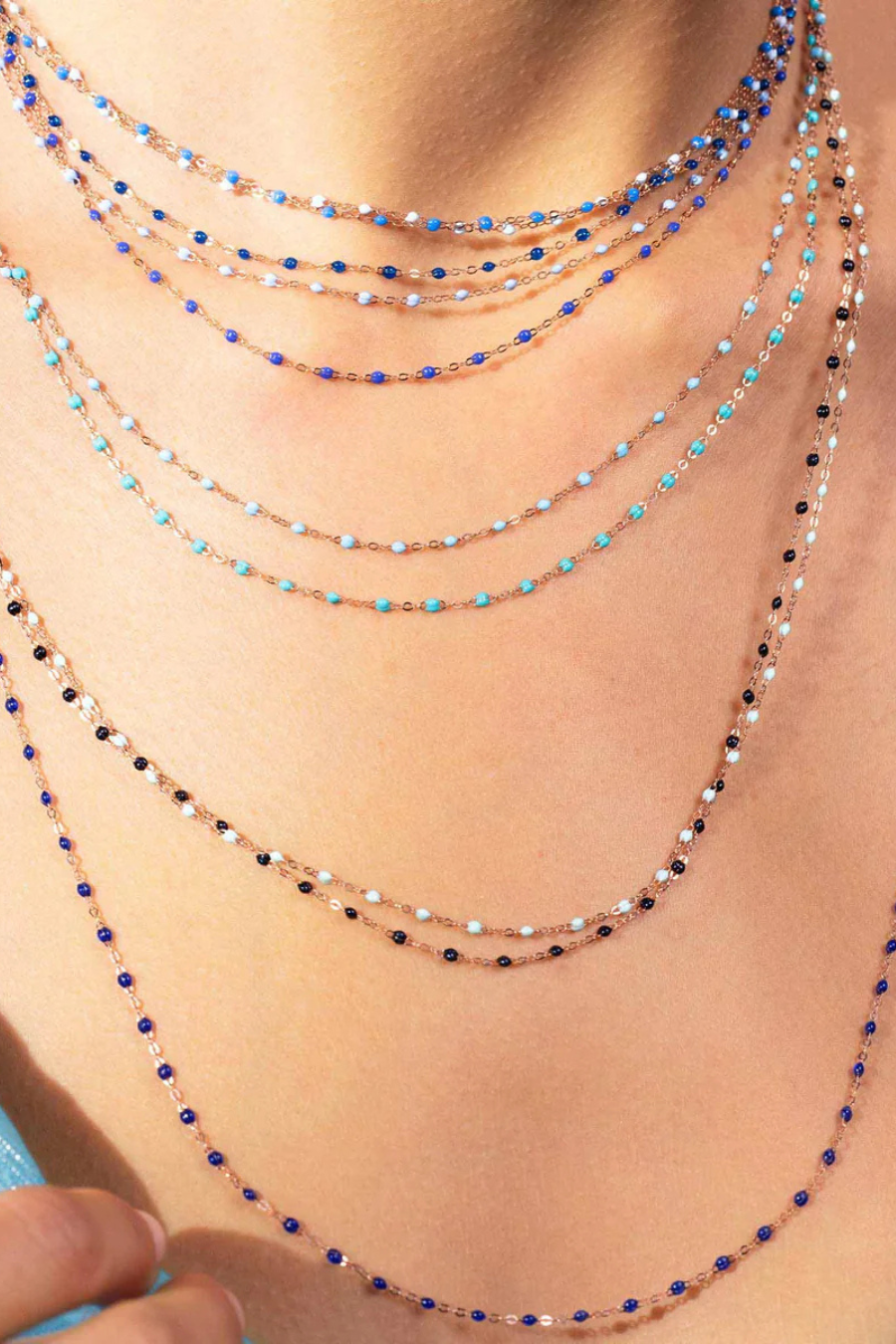 Classic Gigi Baby Blue Necklace